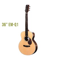 Enya Q1 Series Solid Spruce and Rosewood Acoustic Guitar - 36" Size - standard