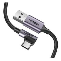 UGREEN US284 18W Right Angle USB-C to USB-A Cable - 2m