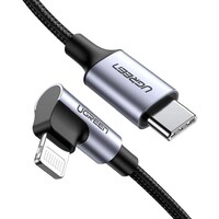 UGREEN 60763 USB-C to Right Angled Lightning Cable