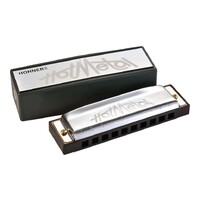 Hohner Enthusiast Series Hot Metal Harmonica - Key of A