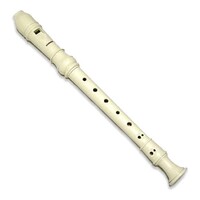 Hohner Melody Line Soprano Descant Recorder in Ivory with Vinyl Pouch