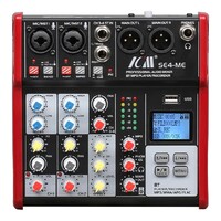 ICM SE-4-ME 4CH Compact Audio Mixer with Bluetooth and USB Recorder