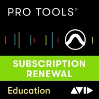 Avid Pro Tools 1-Year Subscription RENEWAL - Education Student/Teacher Edition