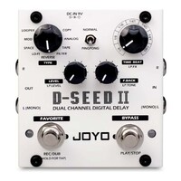 JOYO D-SEED II Dual Channel Digital Delay Guitar Pedal