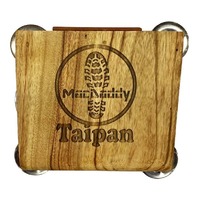 MacDaddy MDT1 V2 "Taipan" Compact Stomp Box - Natural Finish