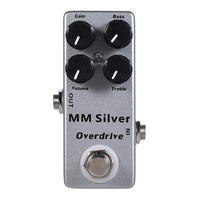 Mosky MM Silver Mini Overdrive Guitar Effects Pedal