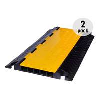 2 Pack - Cable Tray - Cable Cover - 5 Channel - 80cm