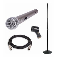 Vocalist Pack - iSK DM-1500 Microphone + Round Base Mic Stand + Cable