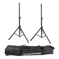 2x Speaker Stand DJ Pack - Speakers Stands and Carry Bag