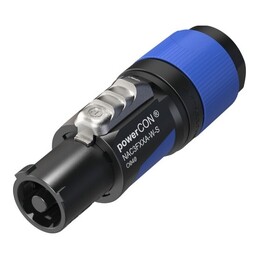 Neutrik NAC3FXXA-W-S powerCON Cable Connector - Power IN - Blue