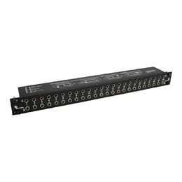 Neutrik NYS-SPP-L1 1/4" TRS Jack Balanced Patch Bay - 19" Rack Mountable