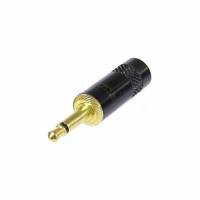REAN NYS226BG 3.5mm Mini Mono Jack Plug Connector - Black