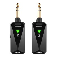 NUX B-5RC 2.4Ghz Active/Passive Wireless Guitar System with Charging Case