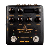 NUX Optima Air Dual-Switch Acoustic Guitar Simulator and IR Loader