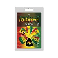 Perris The Reggae Collection - Celluloid Guitar Picks - 0.71mm - 6 Pack