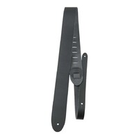 Perri's Leather Guitar Strap with Leather Ends - Black