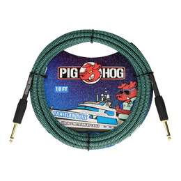 Pig Hog "Tahitian Blue" Instrument Cable - 10ft