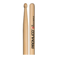 Promuco 18025B Rock Maple 5B Wood Tip Drumsticks