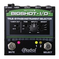 Radial BigShot-I/O Instrument Selector, True-bypass with Shunt Level Control