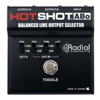Radial Hotshot-ABo Footswitch Selector for Balanced XLR