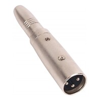 Audio Adapter - XLR male to 1/4" female Stereo TRS