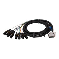 SWAMP 8-way DB-25 to XLR Digital I/O AES Cable YAMAHA wiring - 3m