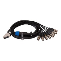 SWAMP 8-way DB-25 to XLR(f) Cable TASCAM wiring - 1m