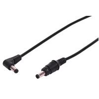 DC Power Cable - Male to Male - Pedal Board - 2.1mm ID Plug - 10cm