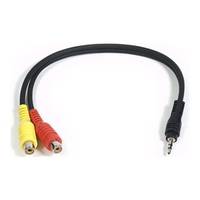 SWAMP Budget Series - Audio Link Cable - 1/8"(m) TRS to 2x RCA(f) - 30cm