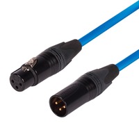 SWAMP Pro-Line Balanced XLR Mic Cable Neutrik AG Blue - 5m