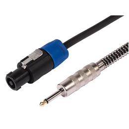 SWAMP 2-Core PA Speaker Cable - 15AWG - 1/4" to Speakon - 3m