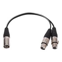 Microphone Channel Saver XLR Y-Cable