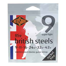 Rotosound BS9 British Steel Electric Guitar Strings - 9-42