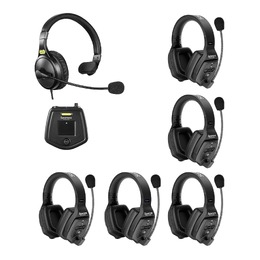 Saramonic WiTalk5 WT6D Full-Duplex 6-Person Wireless Intercom Headset System