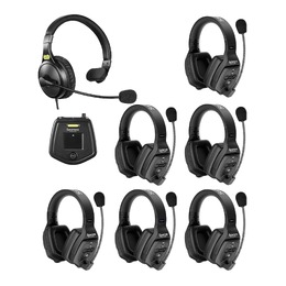 Saramonic WiTalk5 WT7D Full-Duplex 7-Person Wireless Intercom Headset System