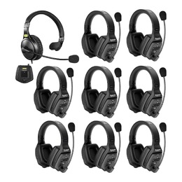 Saramonic WiTalk5 WT9D Full-Duplex 9-Person Wireless Intercom Headset System