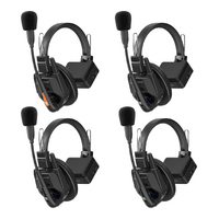 Saramonic WiTalk9 WT4S 4-Person Full-Duplex Wireless Intercom Headset System