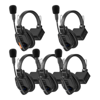 Saramonic WiTalk9 WT5S 5-Person Full-Duplex Wireless Intercom Headset System