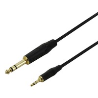 3.5mm to 6.35mm TRS Cable - Balanced - 1m
