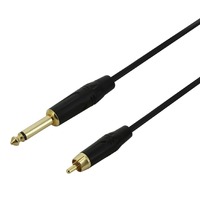 1/4" Jack to RCA Analog Audio Cable - 1m