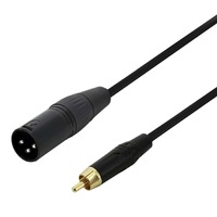 Line Level Cable - XLR(m) to RCA(m) Audio DJ Cable - 1m