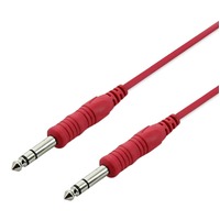 SWAMP 1/4" Slim-Line Patching TRS Cable - RED - 30cm