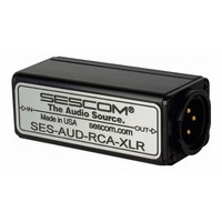 SESCOM AUD-RCA-XLR 1-Channel RCA to XLR Unbalanced to Balanced Audio Converter