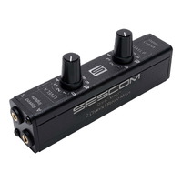 Sescom SES-EZ-MIX-02 Two-Channel 3.5mm Stereo Line Level Audio Mixer