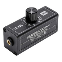 Sescom MKP-35 Inline Stereo Headphone Level Control with 3.5mm TRS Connectors