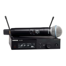 Shure SLXD24 B58 Wireless Microphone System with Beta58A Handheld Transmitter