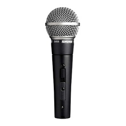 Shure SM58S Dynamic Cardioid Vocal Microphone with On/Off Switch