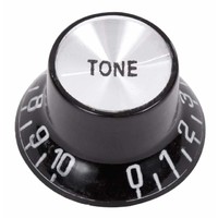 Tone Control Dial For Electric Guitar - Black