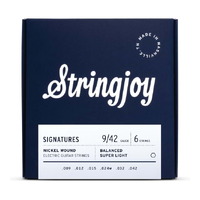 Stringjoy Signatures Nickel Wound Electric Guitar Strings - Super Light - 9-42