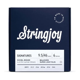 Stringjoy Signatures Nickel Electric Guitar Strings - Super Light Plus - 9.5-46